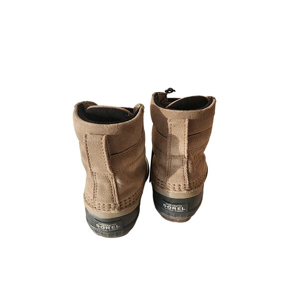 Sorel Children's Cheyanne II Strap Khaki Waterproof Boots SZ 8 Weather-Resistant - Picture 6 of 8